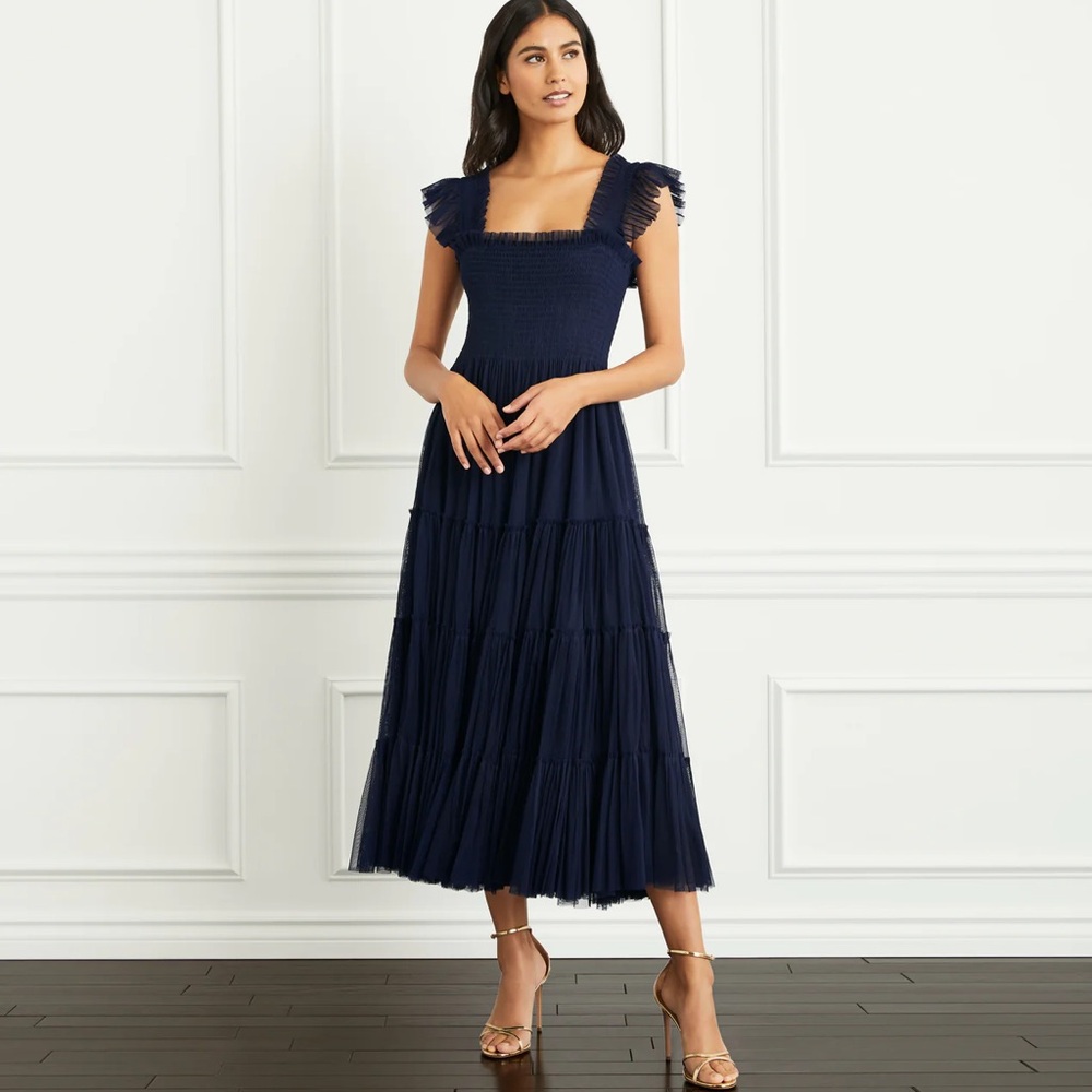 Hill House the Tulle Ellie Nap dress navy